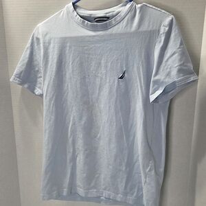 Nautica Men's Light Blue T-Shirt